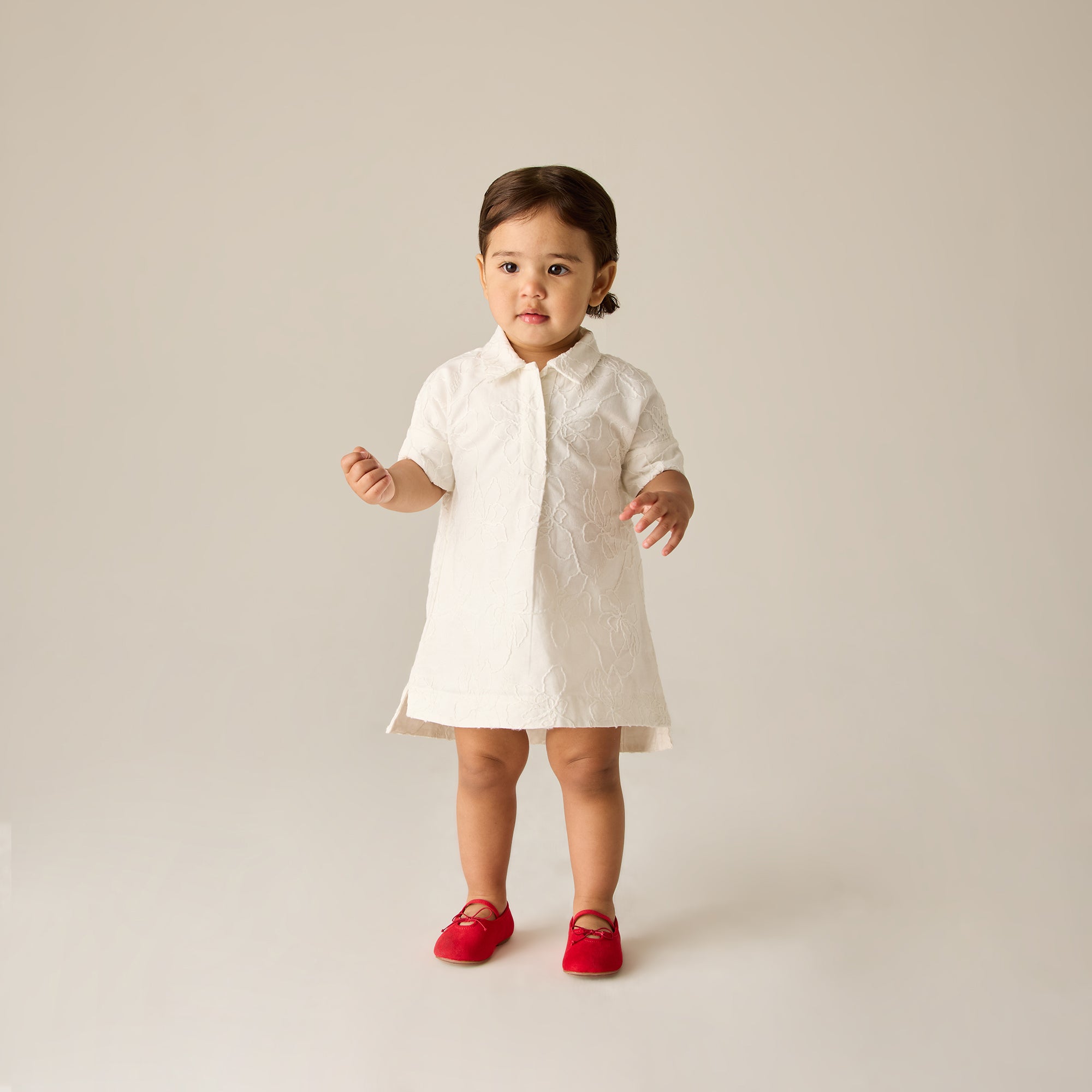 Kith Baby Iris Katya Dress - Sandrift | Kith Sandrift