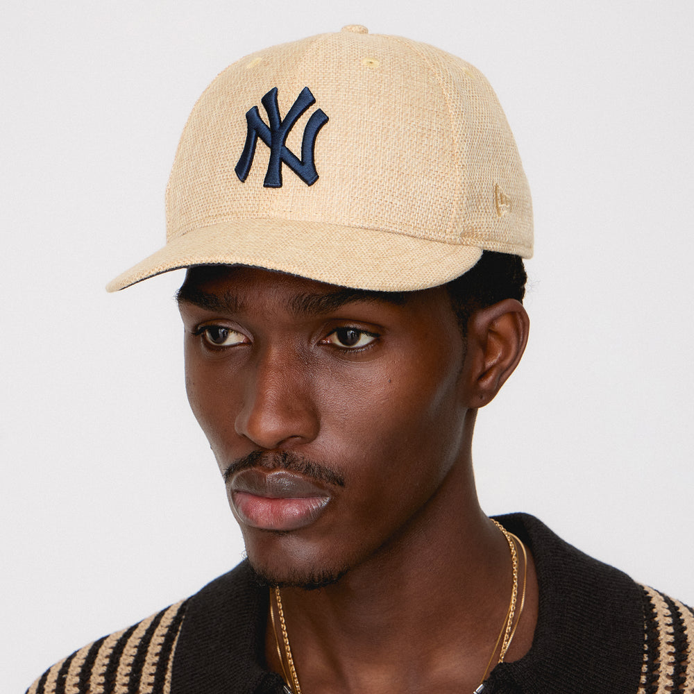 Kith & New Era for the New York Yankees Raffia Low Profile 59FIFTY Fit | Kith Natural