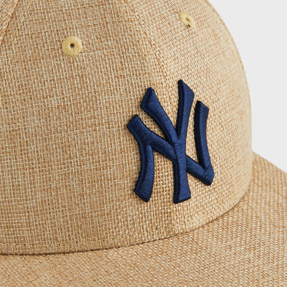 Kith & New Era for the New York Yankees Raffia Low Profile 59FIFTY Fit | Kith Natural