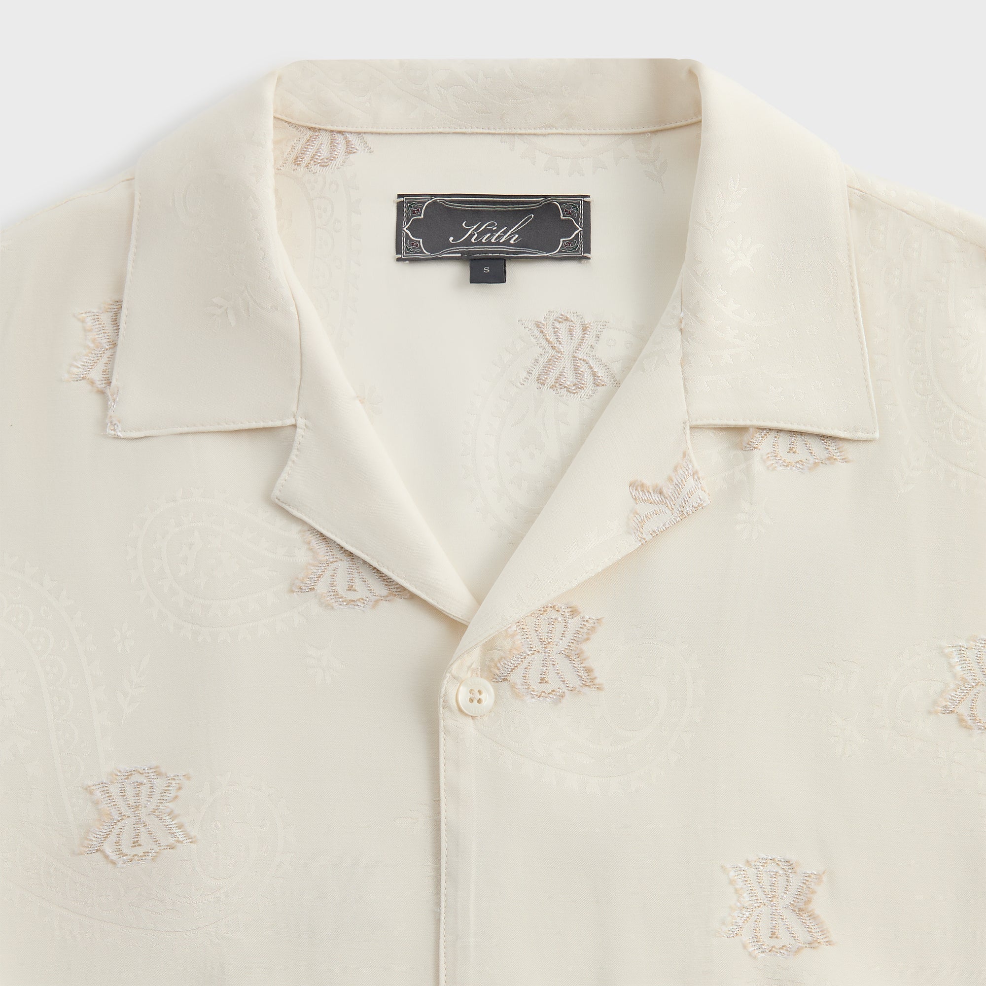Kith Short Sleeve Thompson Camp Collar Shirt - Sandrift | Kith Sandrift