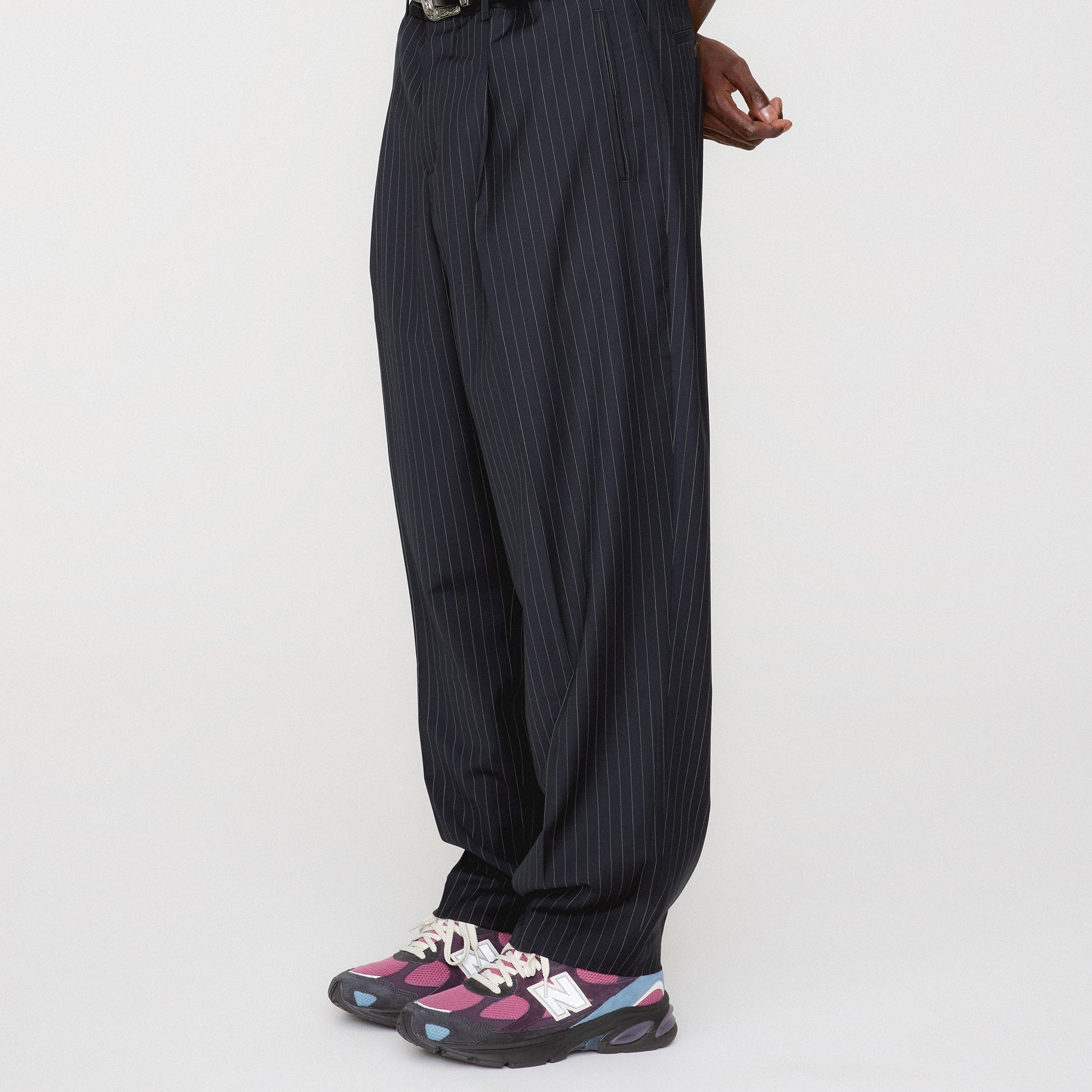 &Kin Tropical Wool Han Trouser - Admiral | Kith Admiral