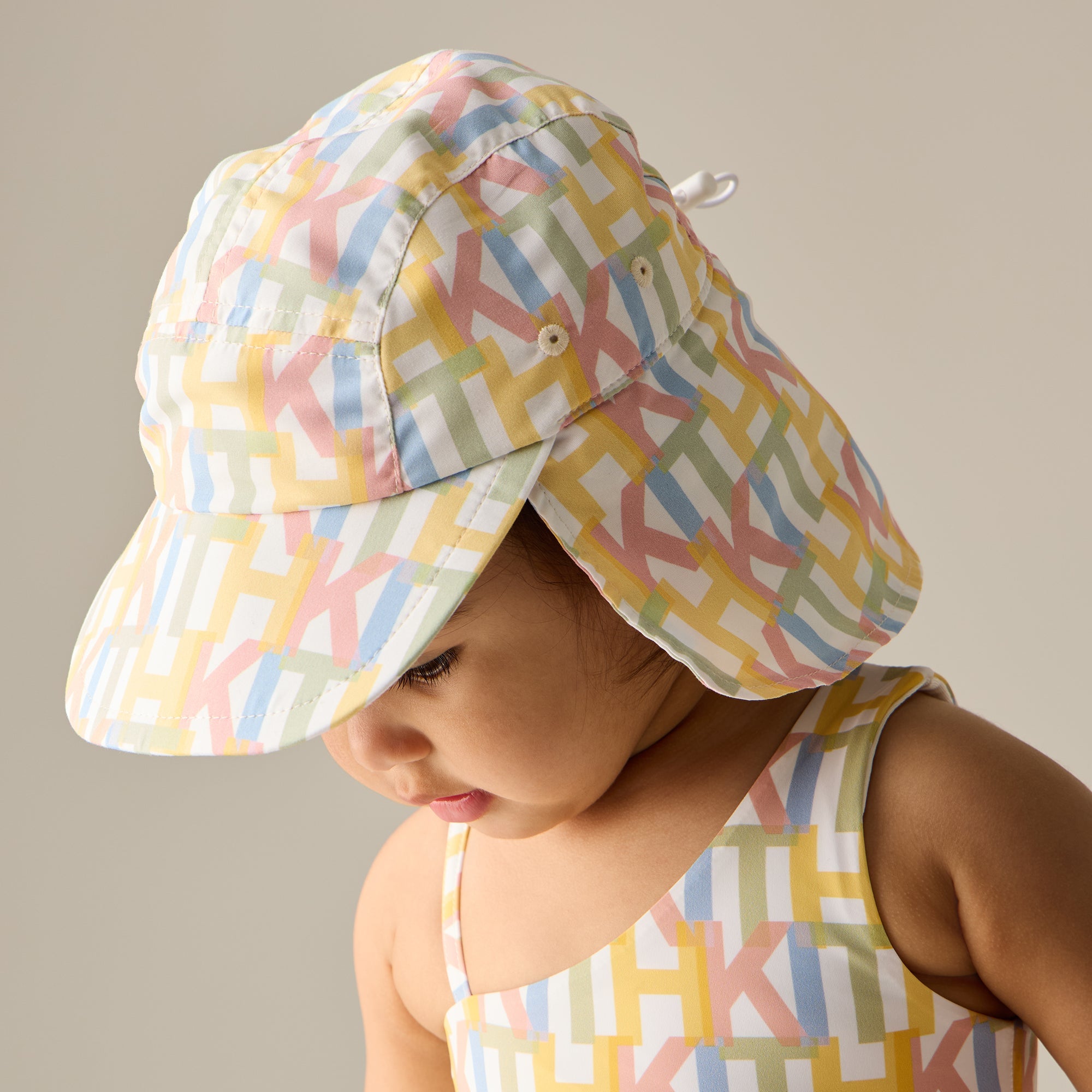 Kith Baby Monogram Sunhat - Silk | Kith Silk
