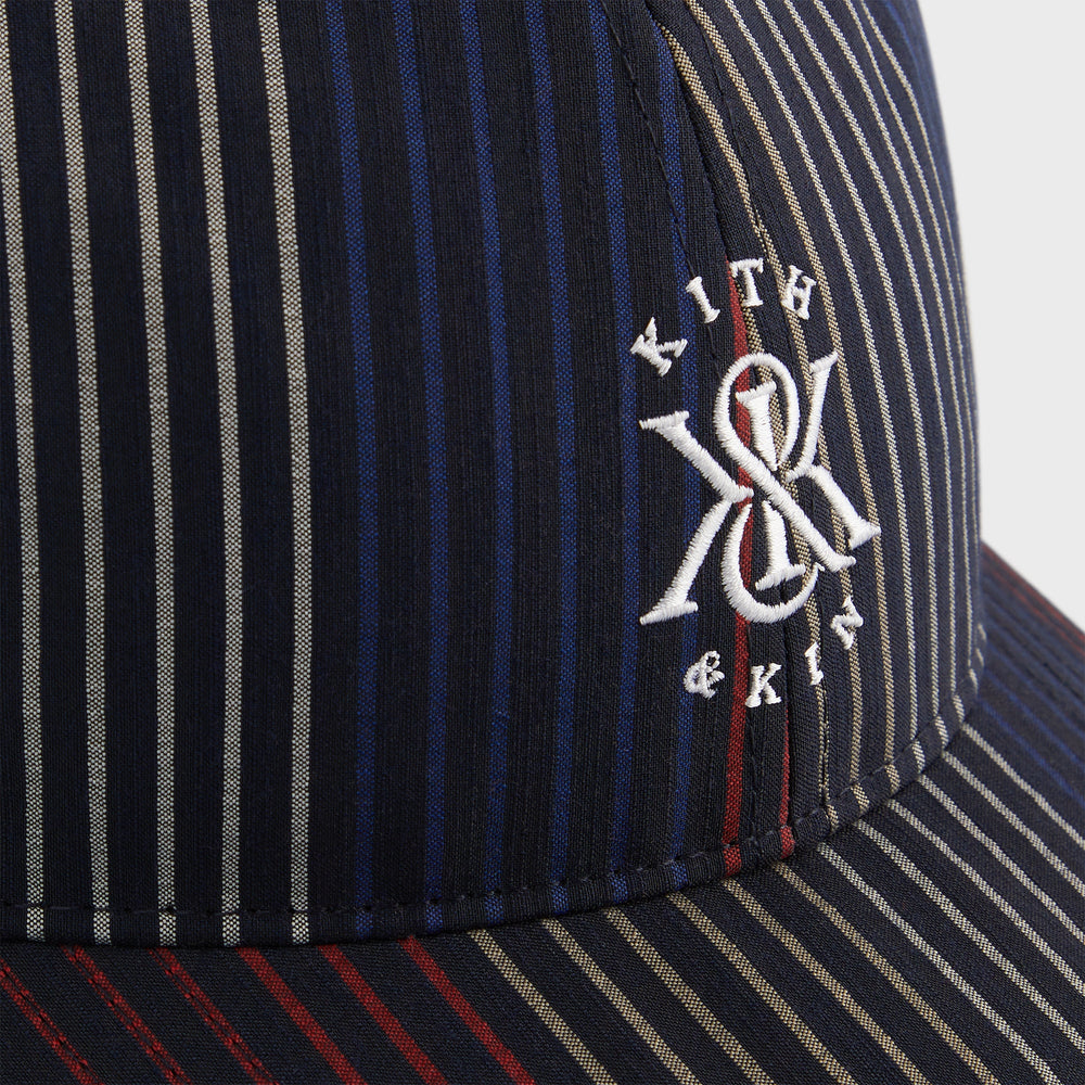 Kith Seersucker Aaron Classic Cap - Nocturnal | Kith Nocturnal