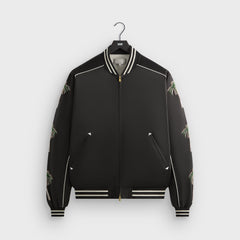 &Kin Vance Satin Bomber Jacket - Black | Kith Black