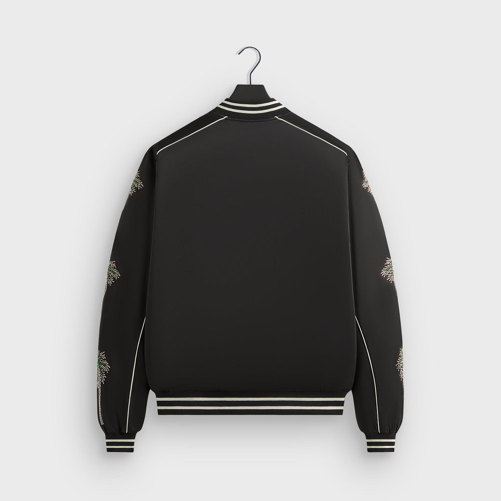 &Kin Vance Satin Bomber Jacket - Black | Kith Black