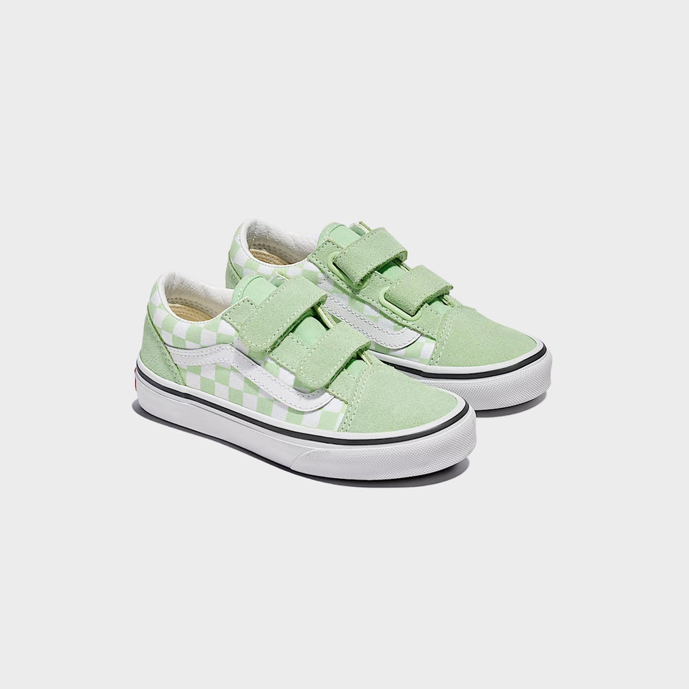 VANS GS Old Skool V Checkerboard - Pistachio Green | Kith Pistachio Green