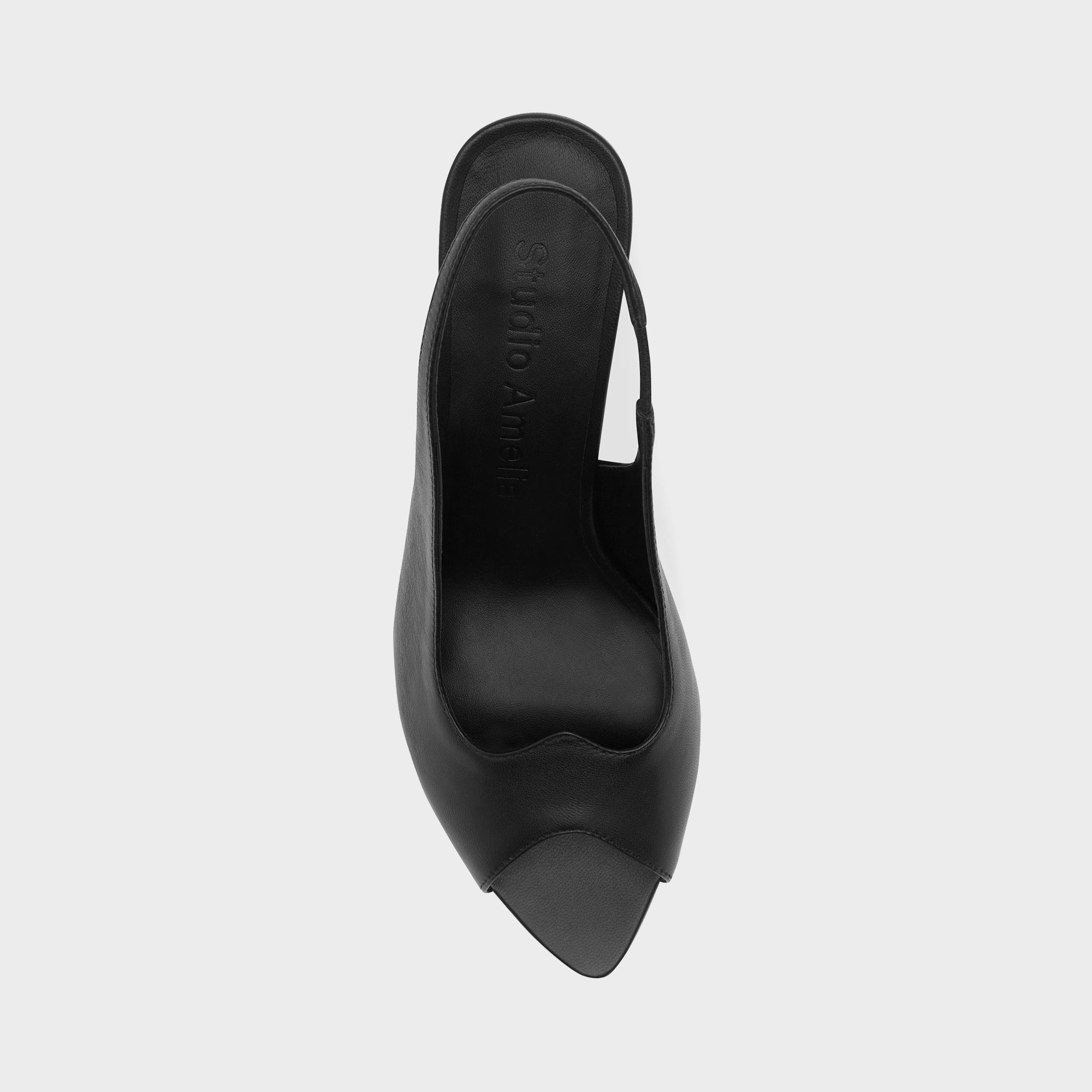 Studio Amelia Helix 90 Slingback - Black | Kith Black