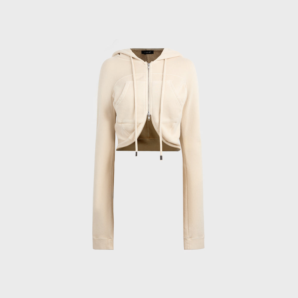 R13 Wrap Around Hoodie - Natural | Kith Natural