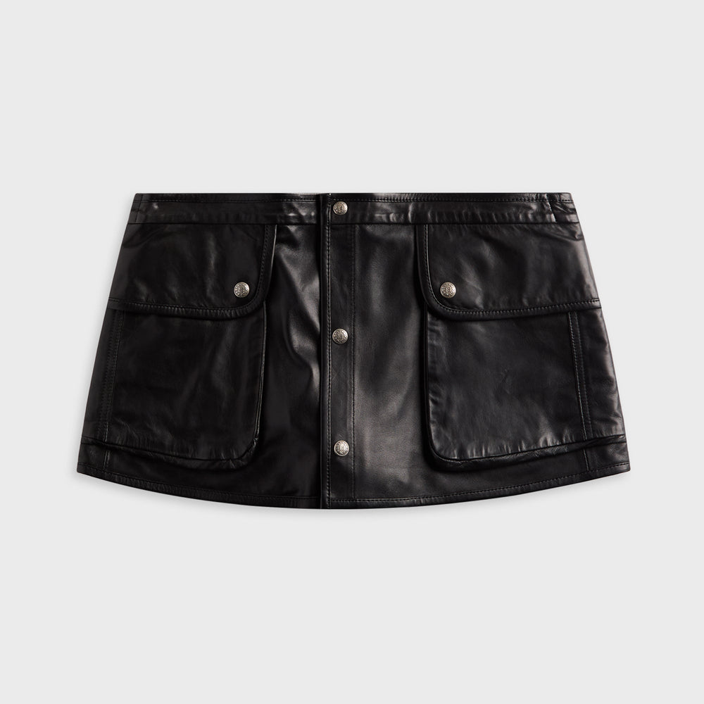 R13 Leather Layered Skirt - Black | Kith Black