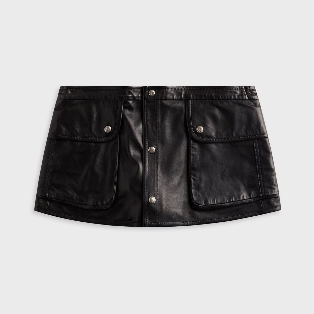 R13 Leather Layered Skirt - Black | Kith Black
