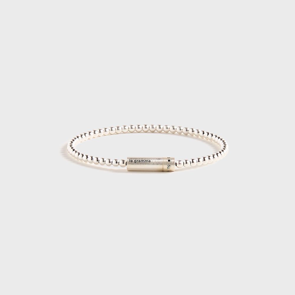 Le Gramme 11g Bead Bracelet - Silver | Kith Silver