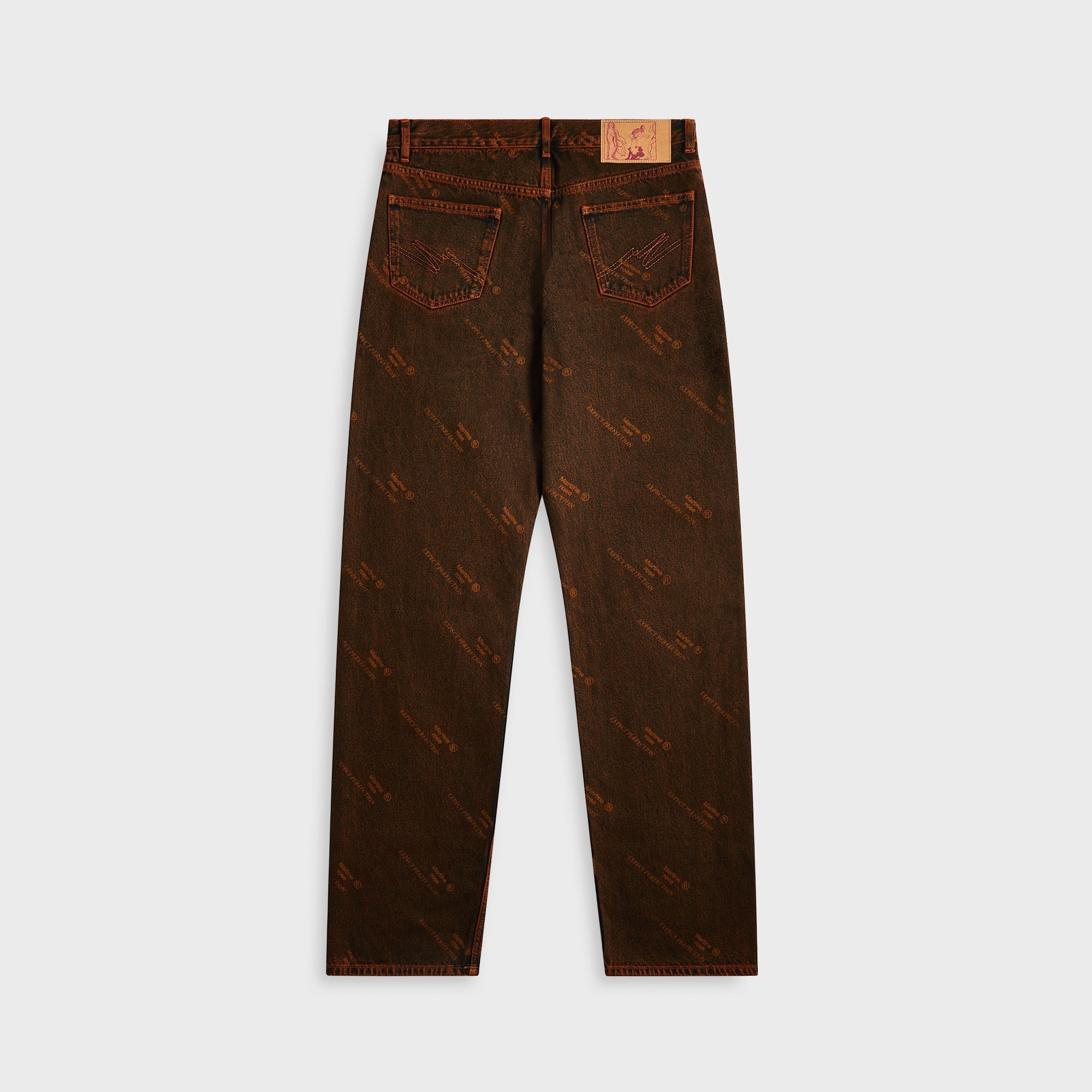 Martine Rose Relaxed Fit Jean - Orange Laser | Kith Orange Laser