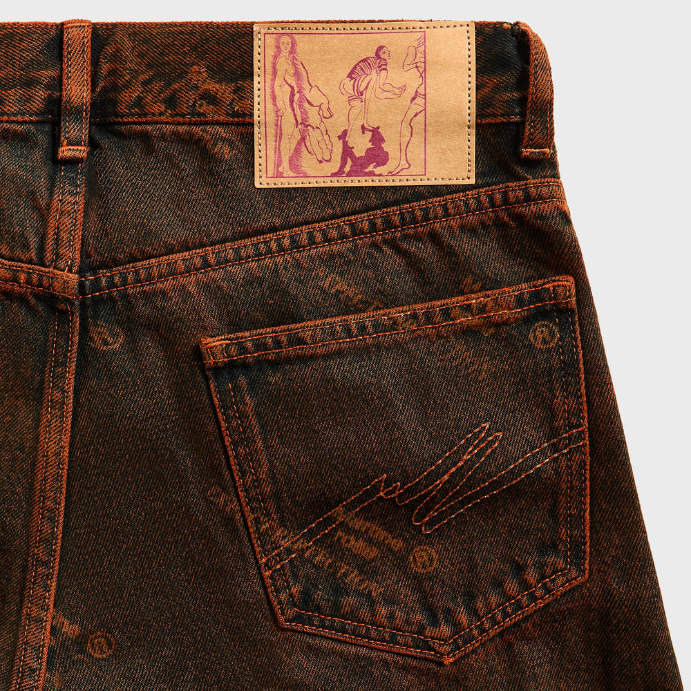 Martine Rose Relaxed Fit Jean - Orange Laser | Kith Orange Laser