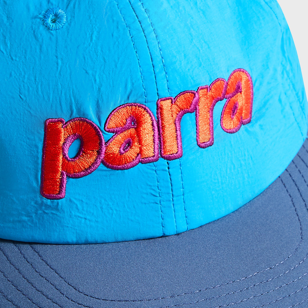 by Parra Lowercase 6 Panel Cap - Blue / Orange | Kith Blue / Orange