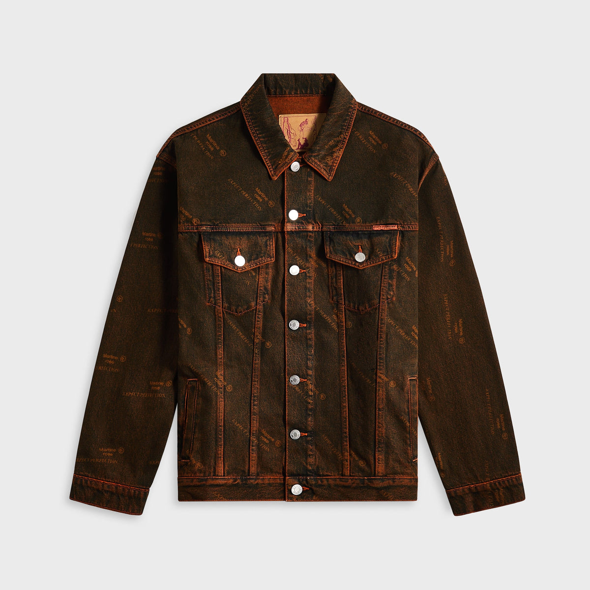 Martine Rose Oversized Denim Jacket - Orange Laser | Kith Orange Laser