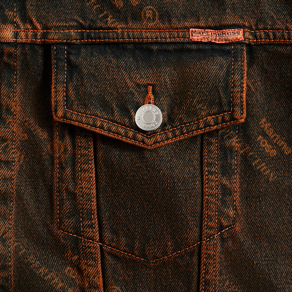 Martine Rose Oversized Denim Jacket - Orange Laser | Kith Orange Laser