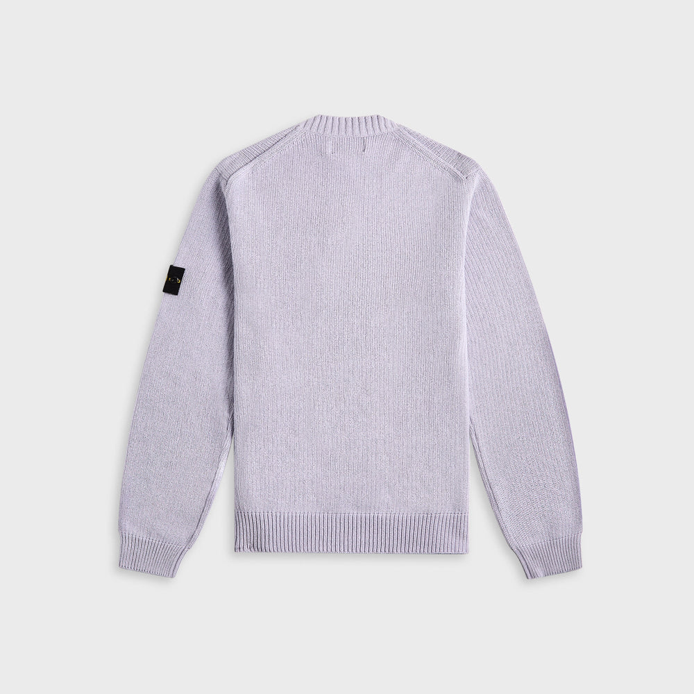 Stone Island Raw Hand Cotton Crewneck - Lilac | Kith Lilac