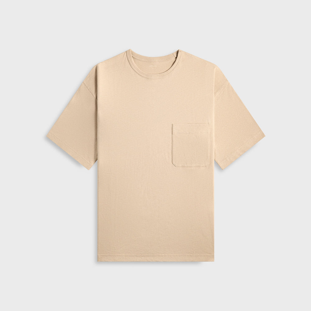 Lemaire Boxy Short Sleeve Tee - Warm Beige | Kith Warm Beige