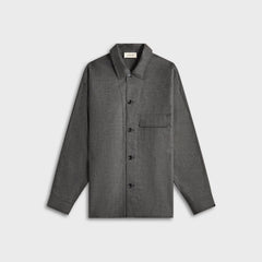 Lemaire Light Tailored Overshirt - Grey Melange | Kith Grey Melange