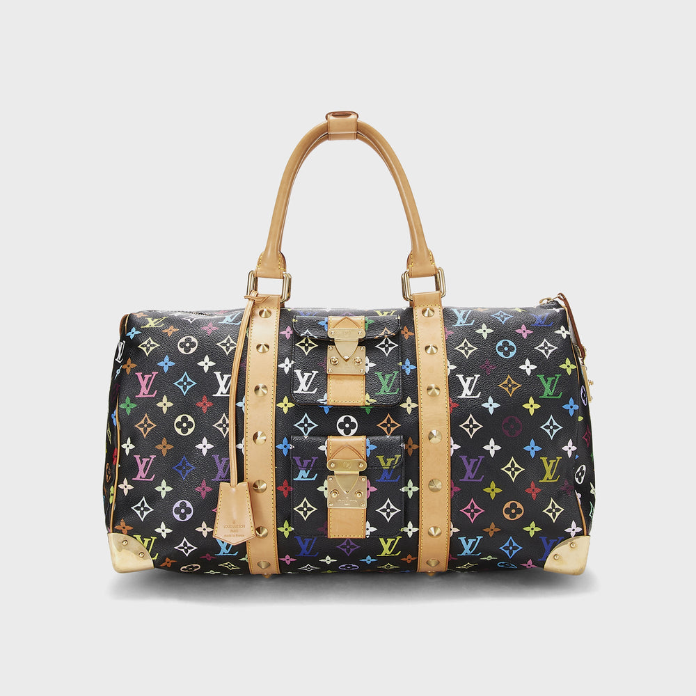 WGACA Louis Vuitton Keepall 45 - Black / Multi | Kith Black / Multi
