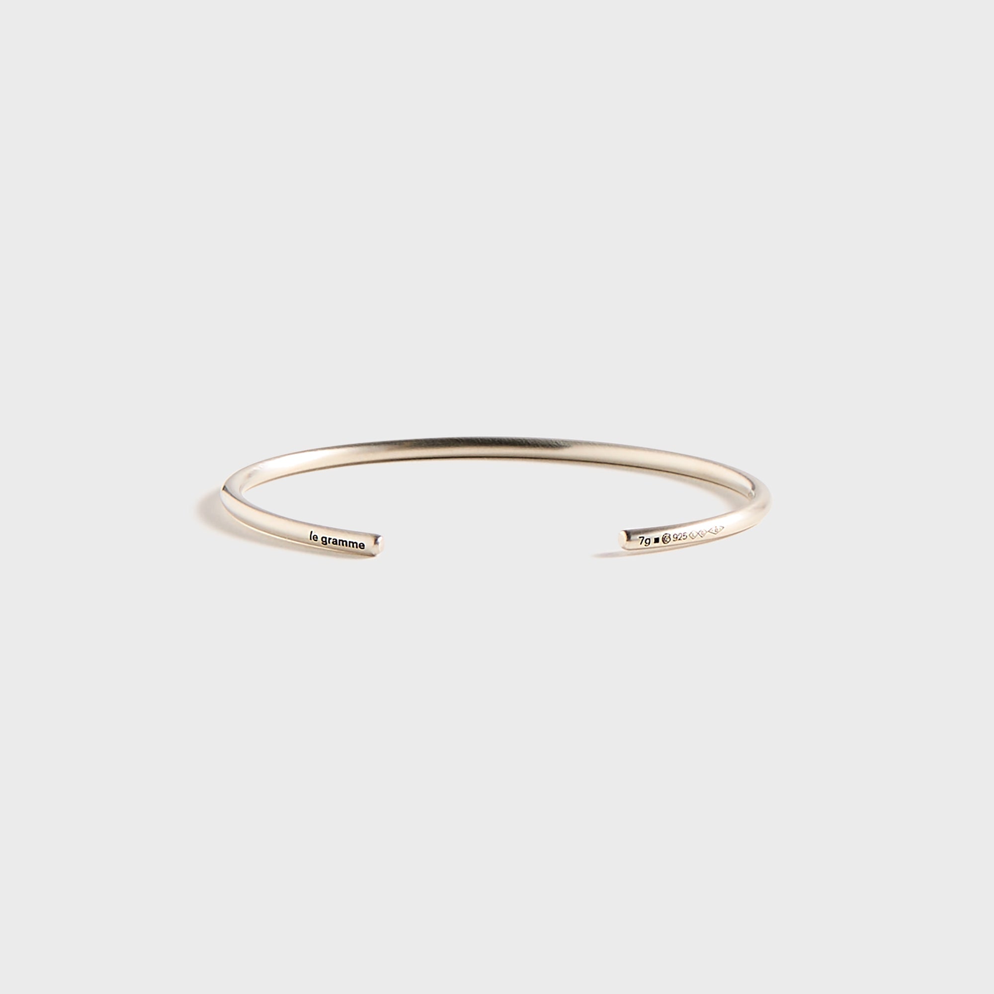 Le Gramme 7g Brushed Sterling Silver Bangle Bracelet - Silver | Kith Silver