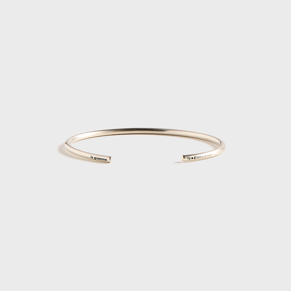 Le Gramme 7g Brushed Sterling Silver Bangle Bracelet - Silver | Kith Silver