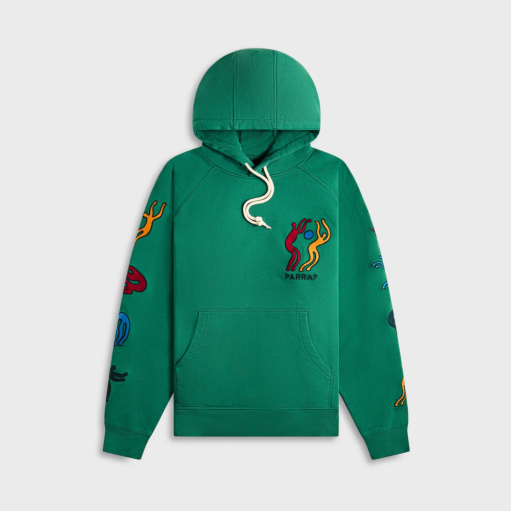 by Parra La Chambre Nuit Hooded Sweatshirt - Washed Green | Kith Washed Green