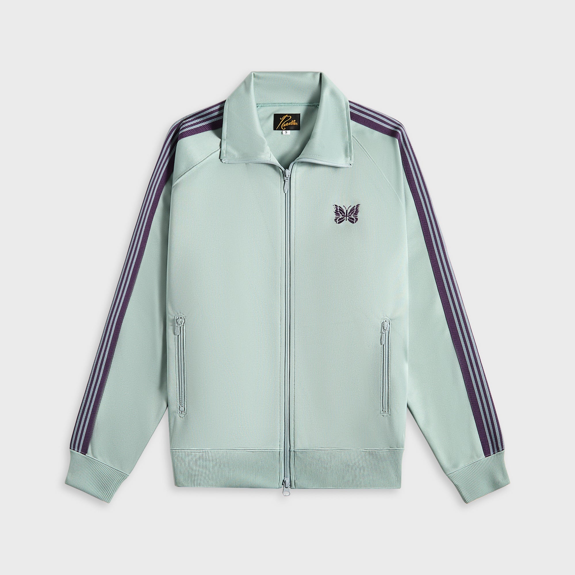 Needles Track Jacket Poly Smooth - Sax | Kith Sax