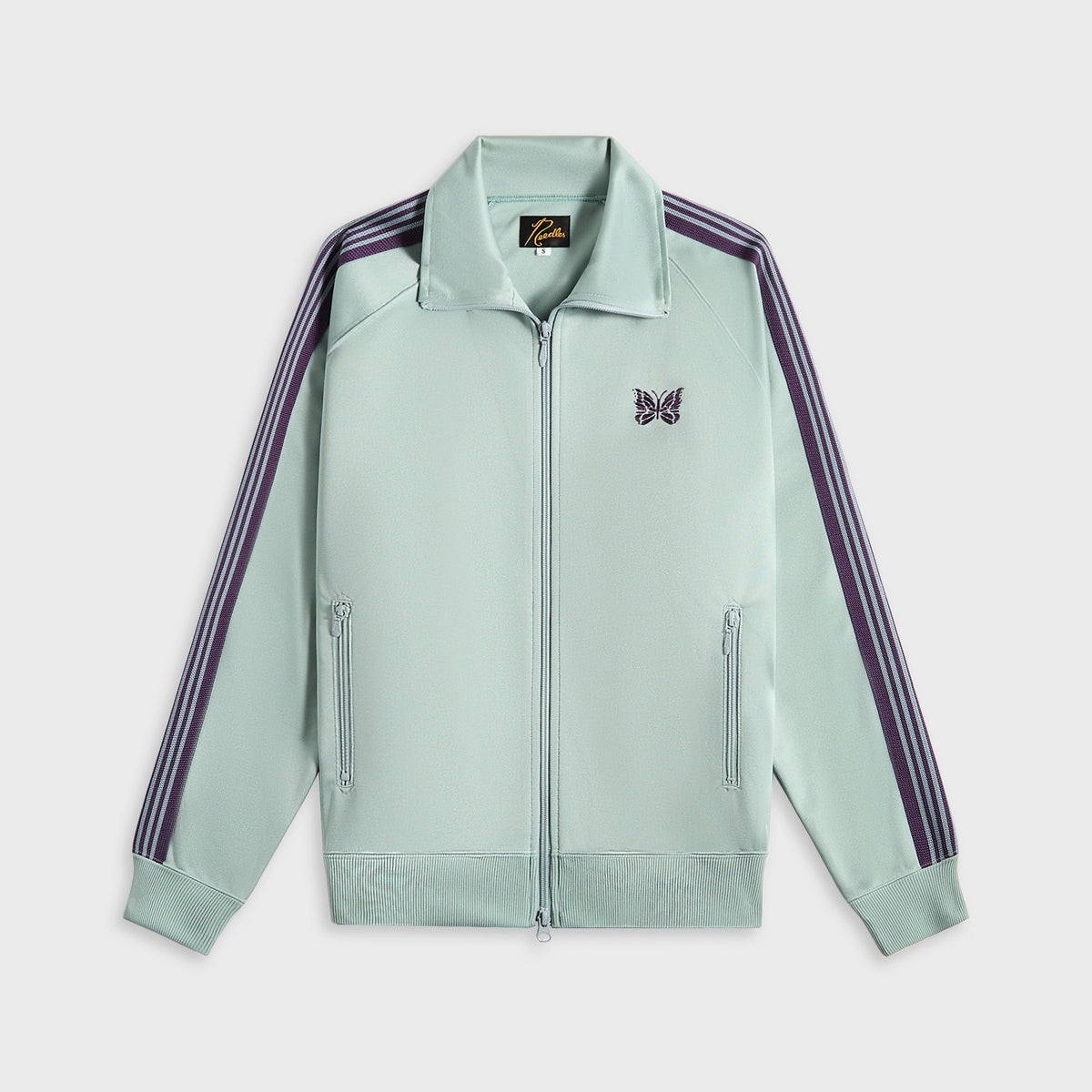 Needles Track Jacket Poly Smooth - Sax | Kith Sax