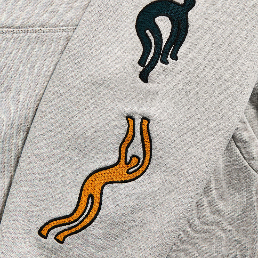 by Parra La Chambre Nuit Hooded Sweatshirt - Heather Grey | Kith Heather Grey