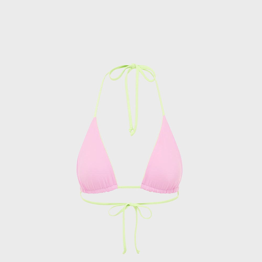Bond Eye Isla Triangle Top - Lime / Orchid Bare | Kith Lime / Orchid Bare