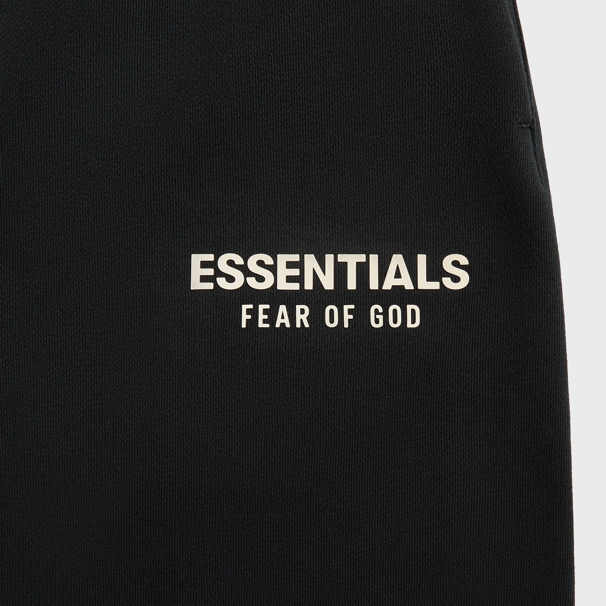 Essentials Classic Fit Fleece Sweatpant - Jet Black | Kith Jet Black