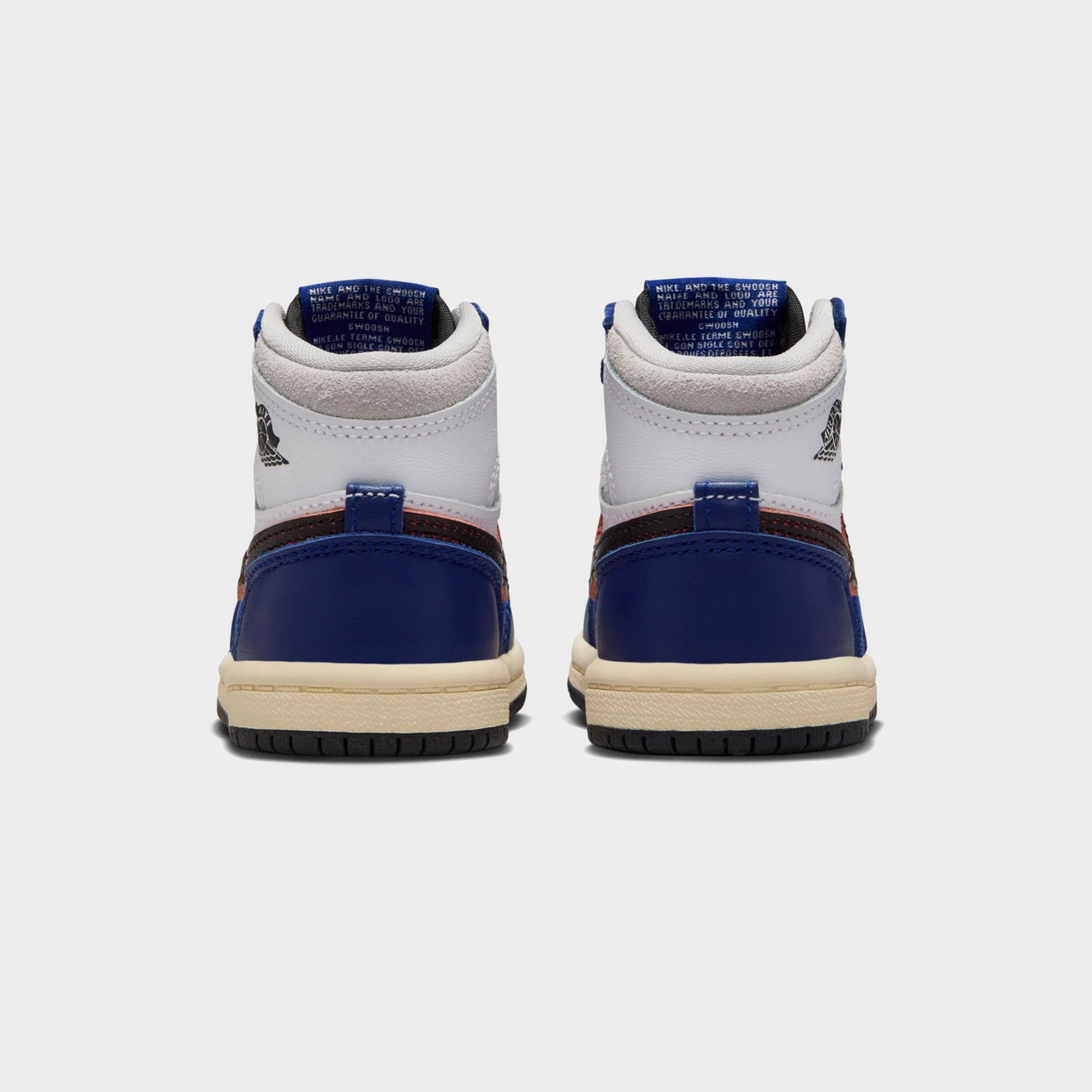 Jordan TD Air Jordan 1 Retro High OG - White / Black / Neutral Grey / | Kith White / Black / Neutral Grey / Deep Royal Blue / Muslin
