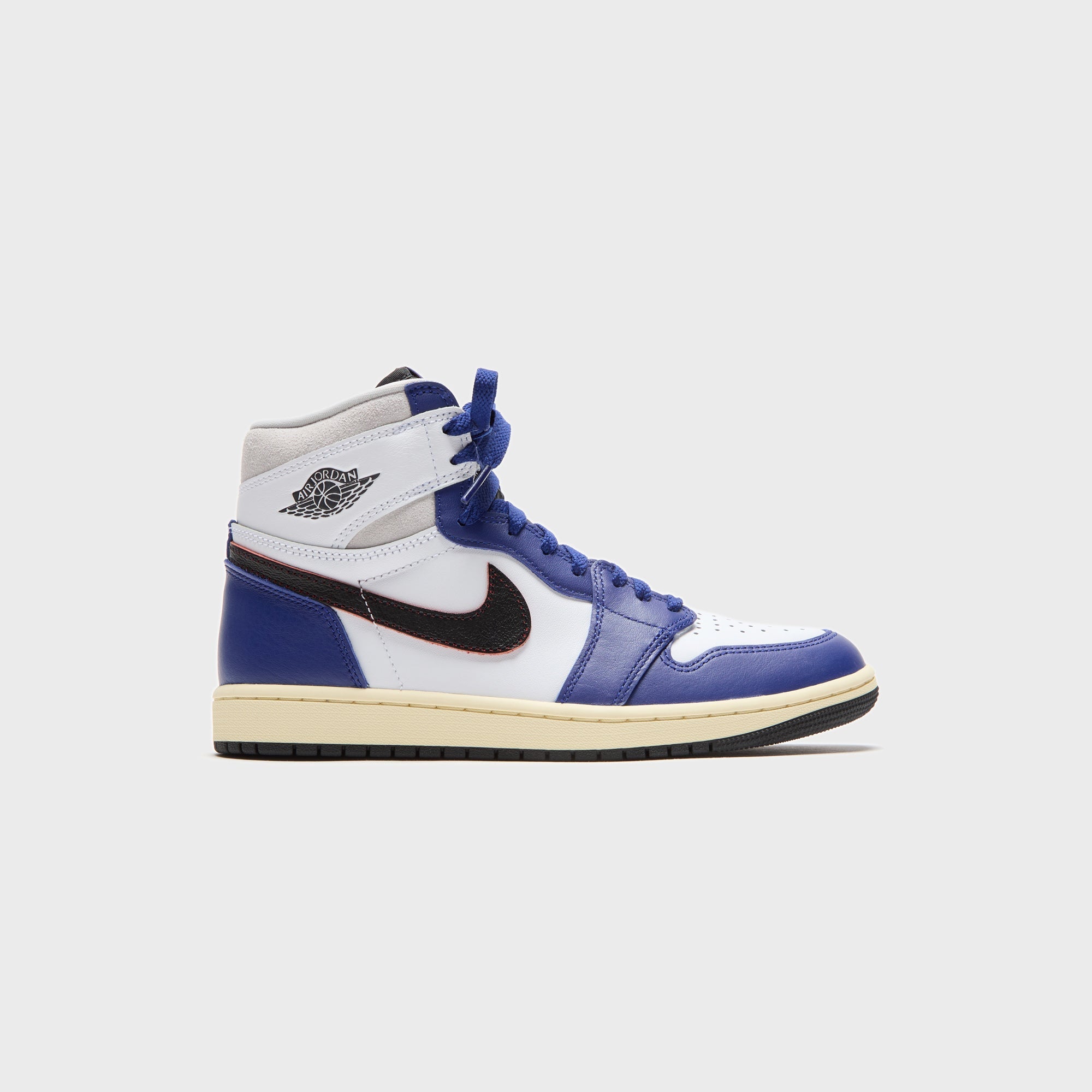 Jordan Air Jordan 1 Retro High OG - White / Black / Neutral Grey / Dee | Kith White / Black / Neutral Grey / Deep Royal Blue / Muslin