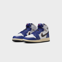 Jordan GS Air Jordan 1 Retro High OG - White / Black / Neutral Grey / | Kith White / Black / Neutral Grey / Deep Royal Blue / Muslin