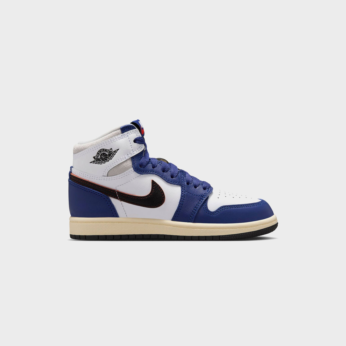 Jordan PS Air Jordan 1 Retro High OG - White / Black / Neutral Grey / | Kith White / Black / Neutral Grey / Deep Royal Blue / Muslin