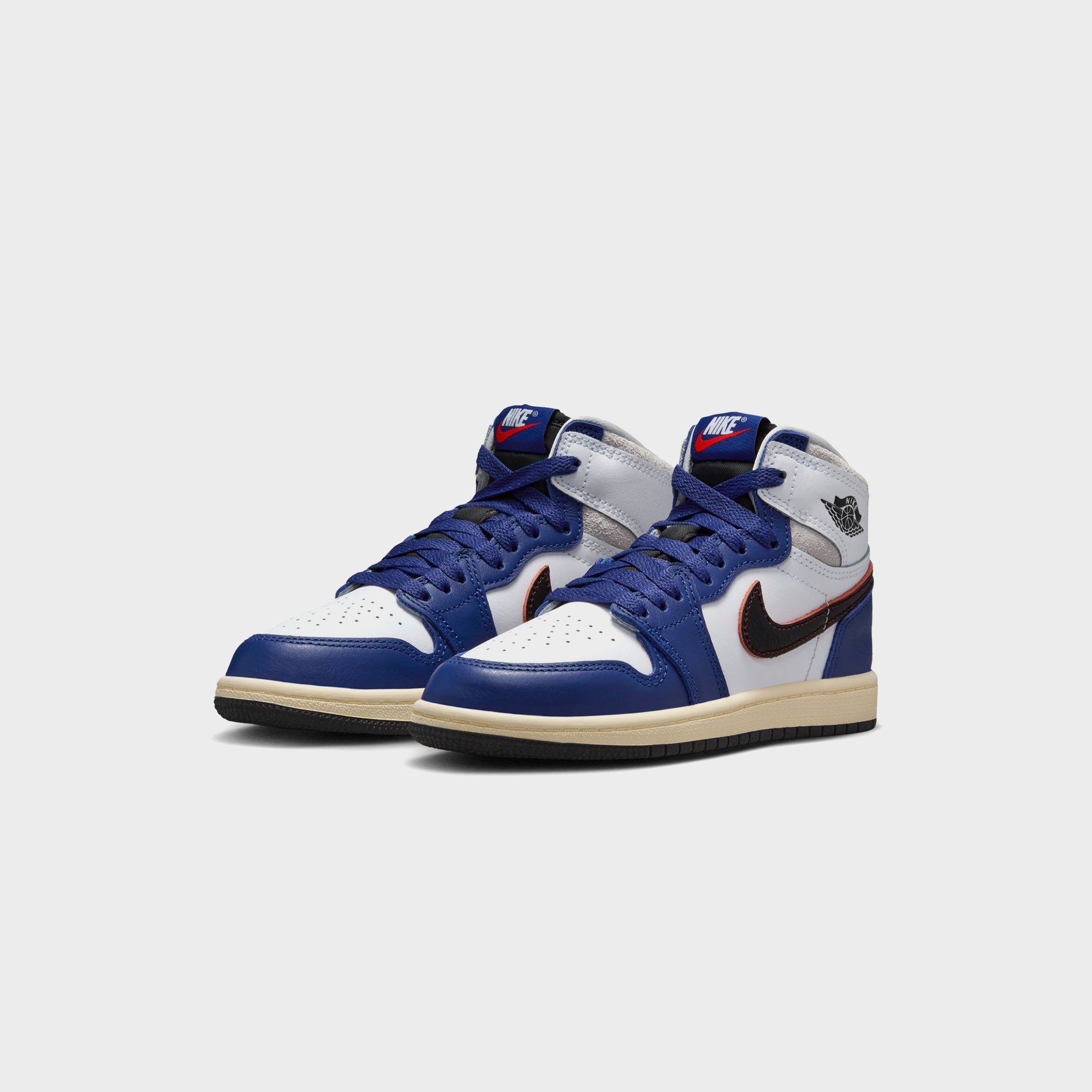 Jordan PS Air Jordan 1 Retro High OG - White / Black / Neutral Grey / | Kith White / Black / Neutral Grey / Deep Royal Blue / Muslin