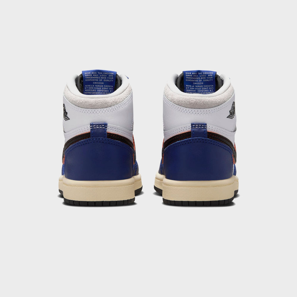 Jordan PS Air Jordan 1 Retro High OG - White / Black / Neutral Grey / | Kith White / Black / Neutral Grey / Deep Royal Blue / Muslin