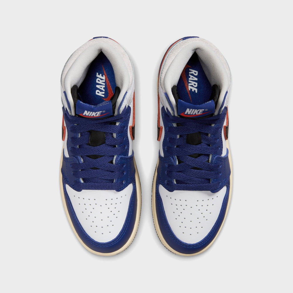 Jordan PS Air Jordan 1 Retro High OG - White / Black / Neutral Grey / | Kith White / Black / Neutral Grey / Deep Royal Blue / Muslin