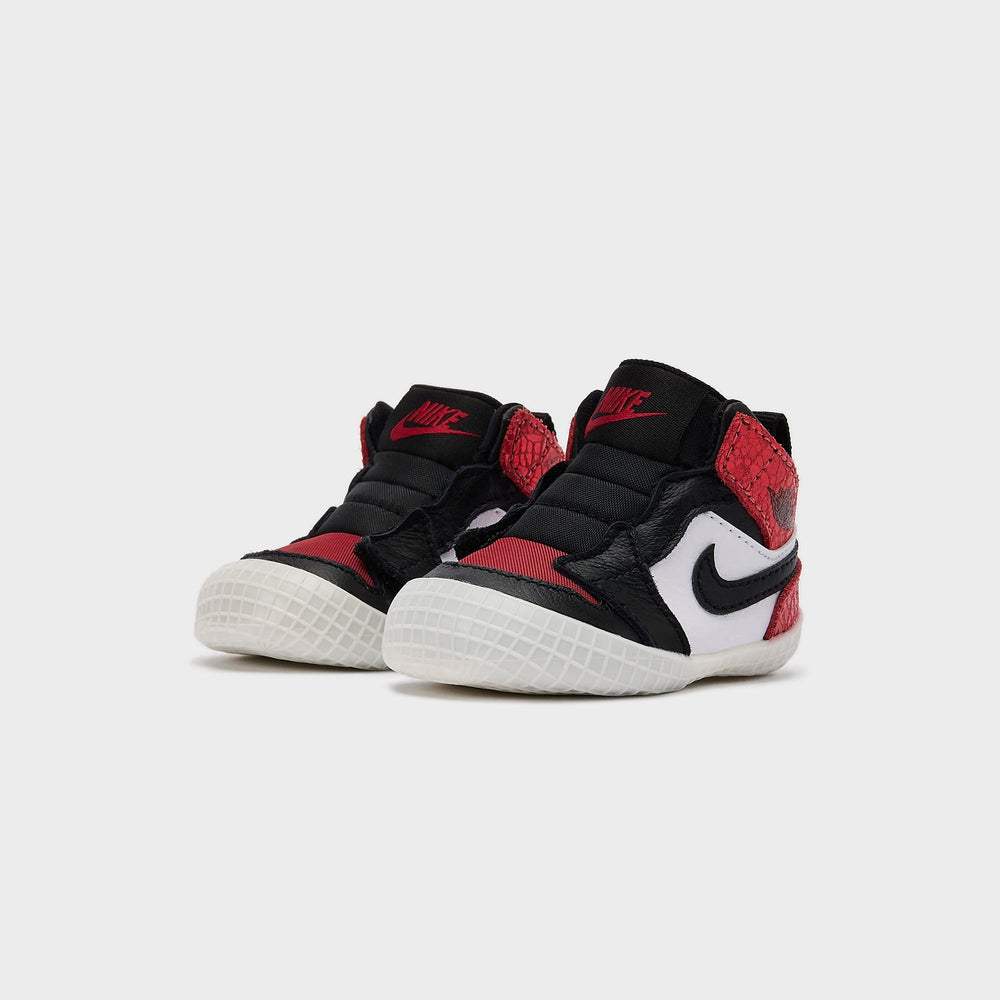 Jordan Air Jordan 1 Crib Bootie - Red / Black / White | Kith Red / Black / White