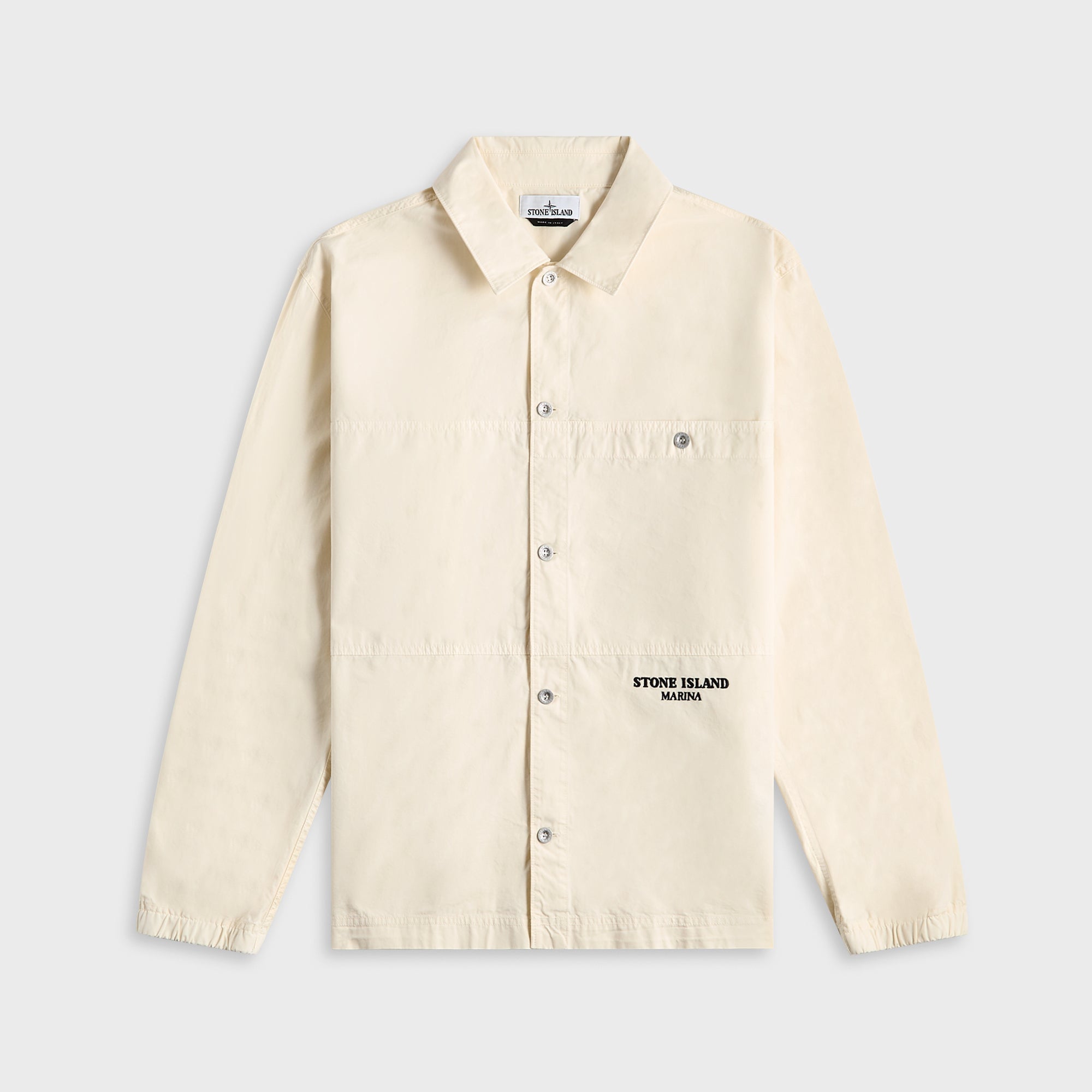 Stone Island Cotton Tela Marina Shirt - Ivory | Kith Ivory