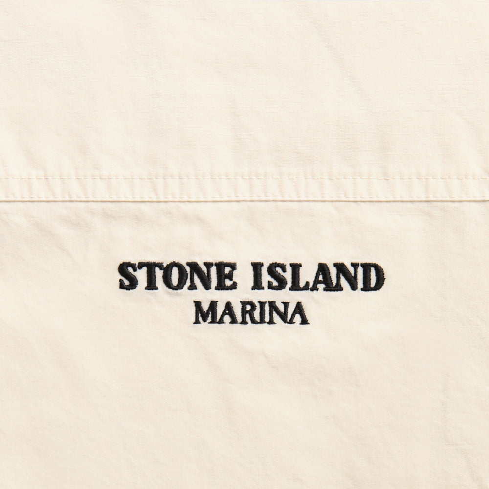 Stone Island Cotton Tela Marina Shirt - Ivory | Kith Ivory