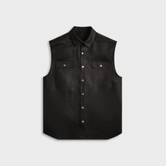Rick Owens Giacca Senza Maniche Jumbo Sl Outershirt - Black | Kith Black