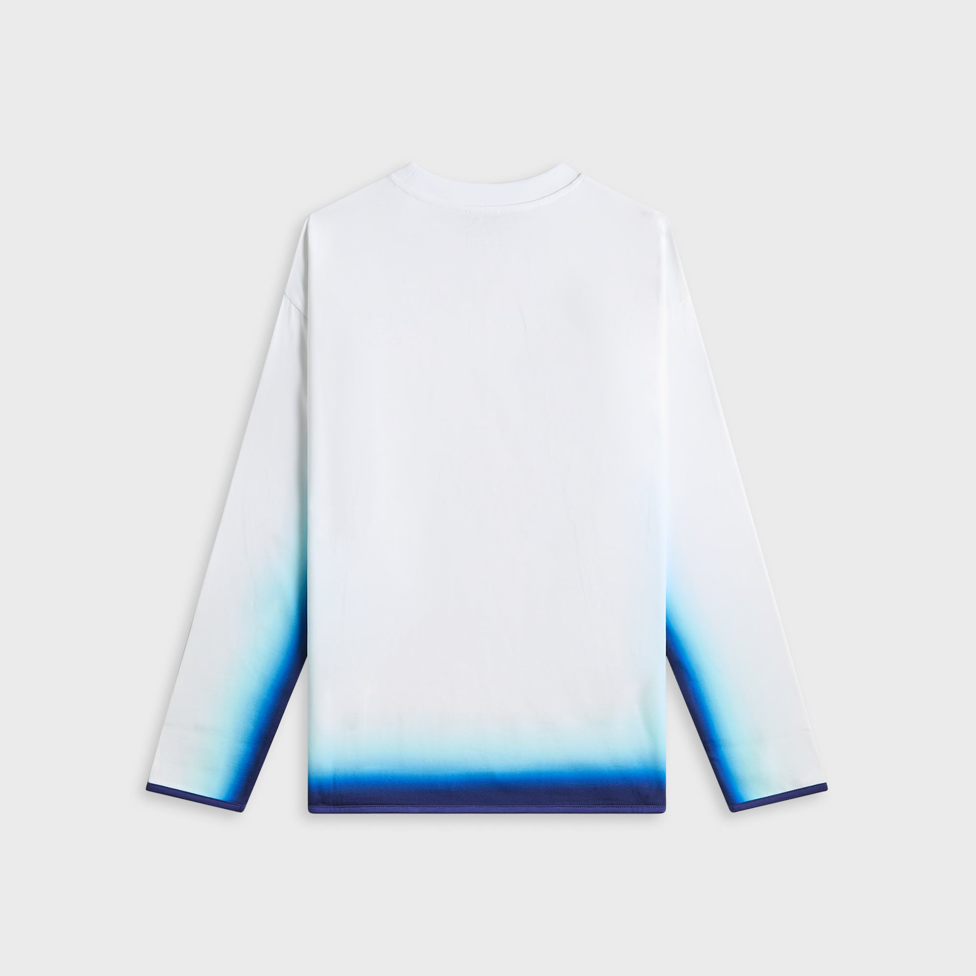 Casablanca Spray Dye Gradient Faded Logo Long Sleeve Tee - Blue Fade | Kith Blue Fade
