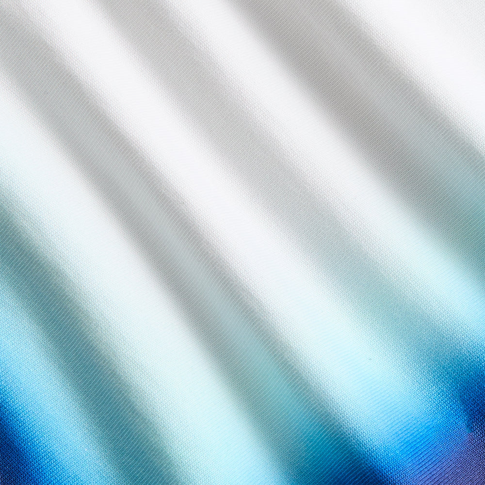 Casablanca Spray Dye Gradient Faded Logo Long Sleeve Tee - Blue Fade | Kith Blue Fade