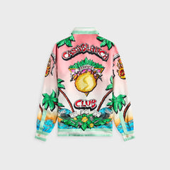 Casablanca Silk Twill Tennis Club Shirt - Multicolor | Kith Multicolor
