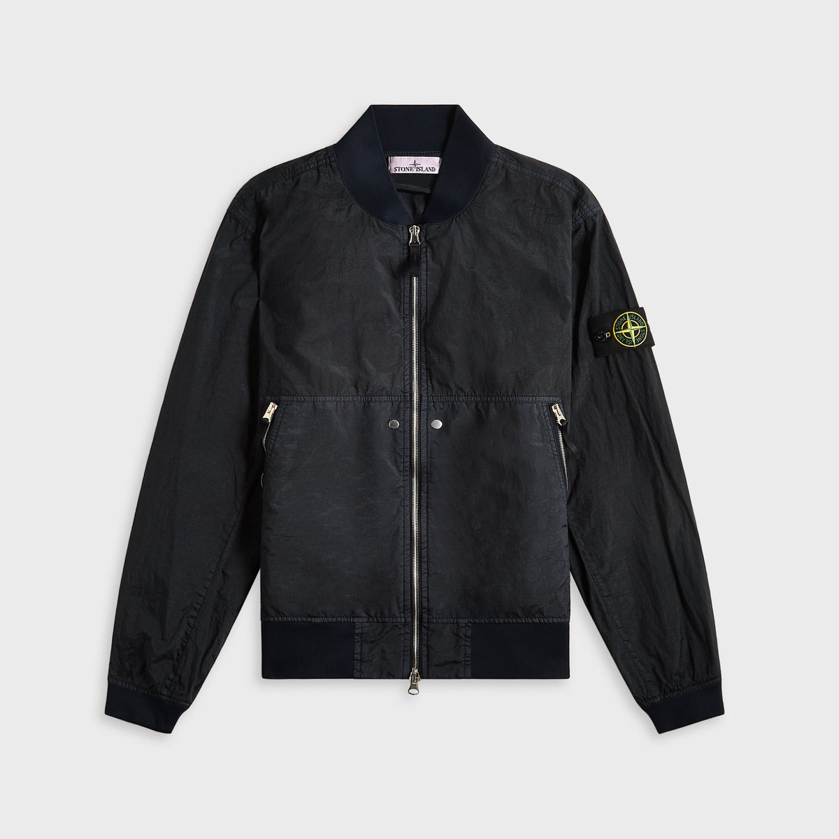 Stone Island Nylon Metal Watro-Tc Garment Dyed Nylon Bomber - Navy Blu | Kith Navy Blue