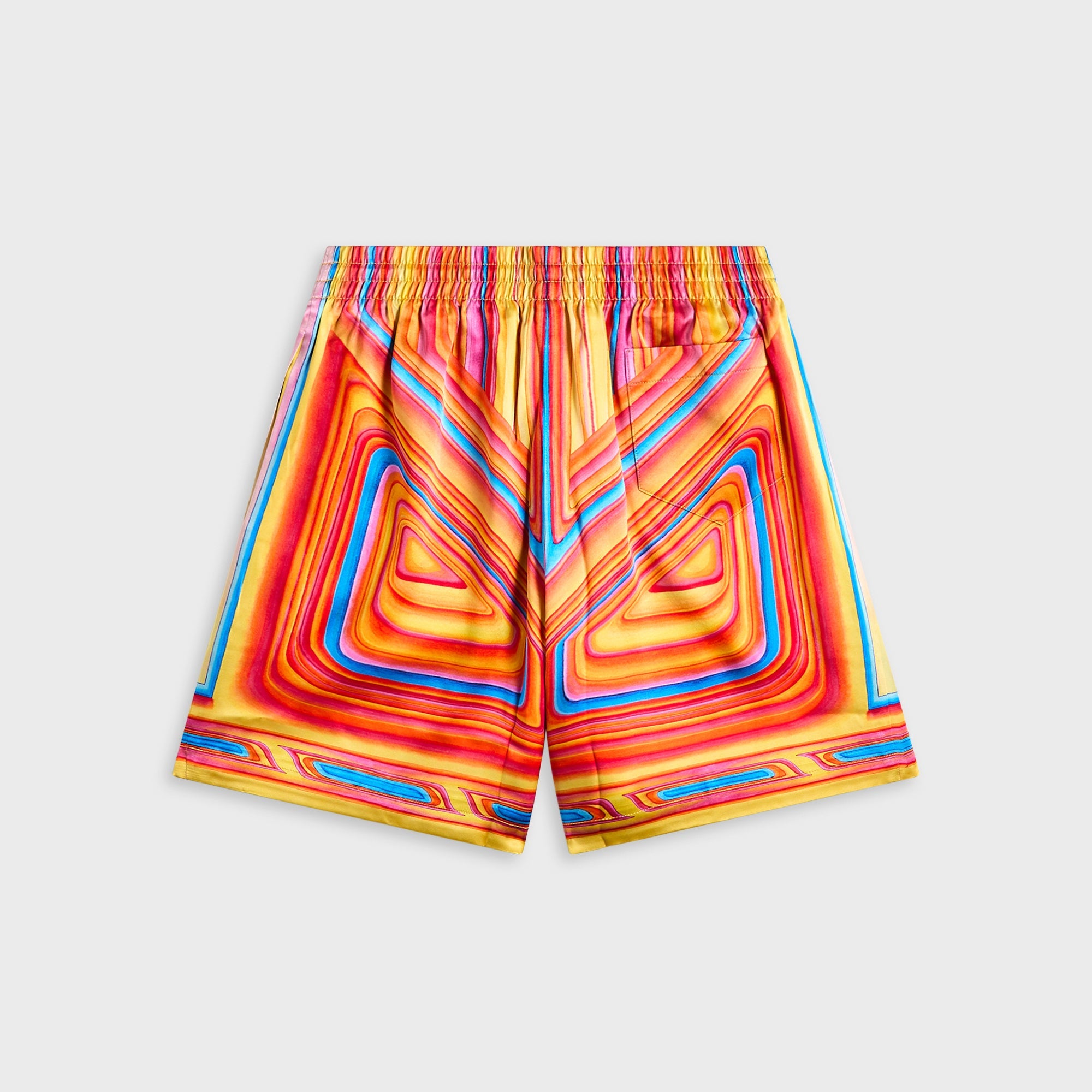 Casablanca Drawstring Shorts - Orange / Multicolour | Kith Orange / Multicolour