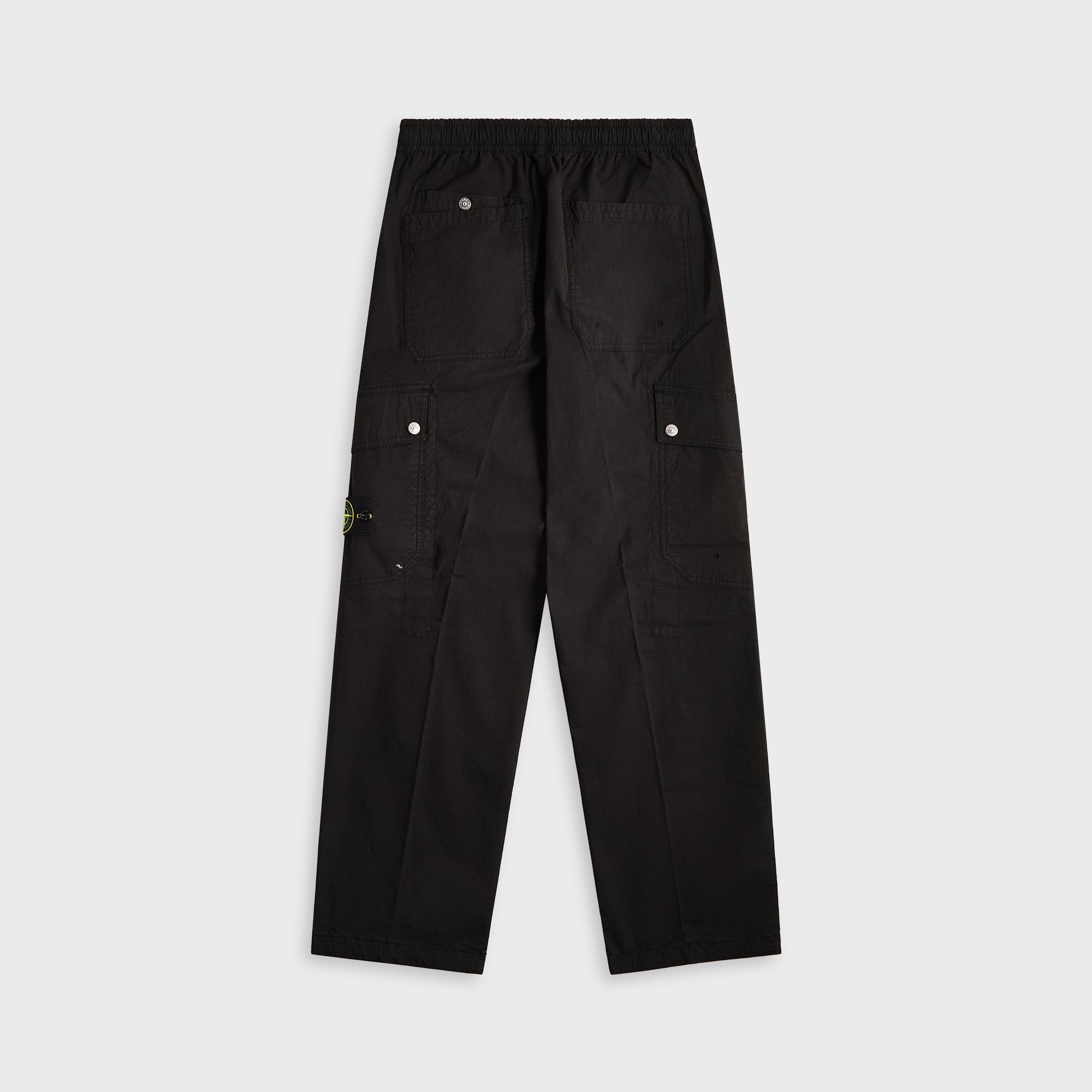 Stone Island Mil-Spec Stretch Ripstop-Tc Garment Dyed Cargo Pant - Bla | Kith Black
