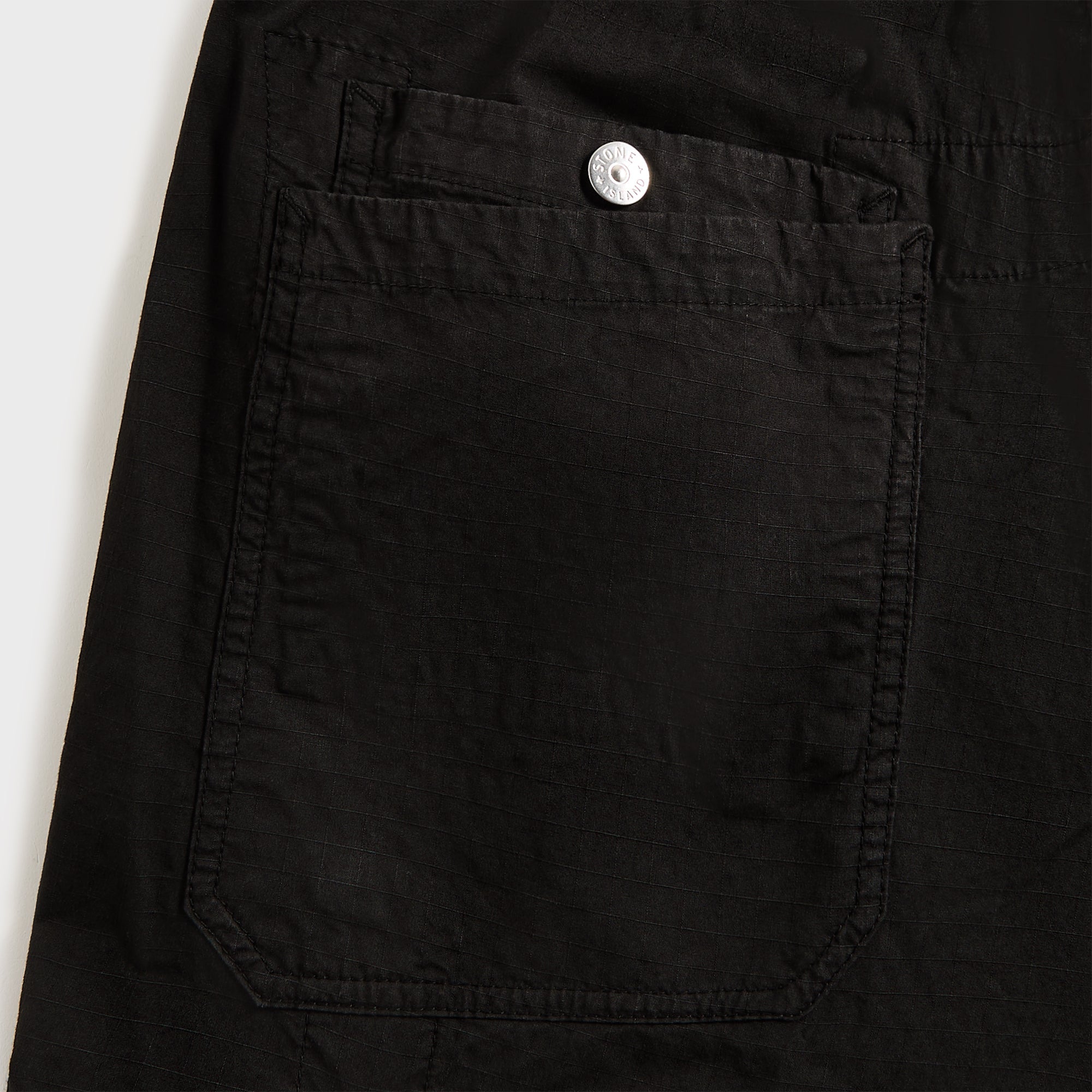 Stone Island Mil-Spec Stretch Ripstop-Tc Garment Dyed Cargo Pant - Bla | Kith Black